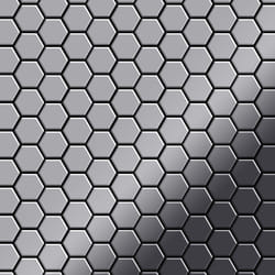 Metal Mosaic Tile Stainless Steel marine mirror grey 1.6mm Honey-S-S-MM