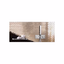 Metal Mosaic Tile Stainless Steel mirror grey 1.6mm House-S-S-M