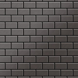 Metal Mosaic Tile Titanium Smoke brushed dark grey 1.6mm House-Ti-SB