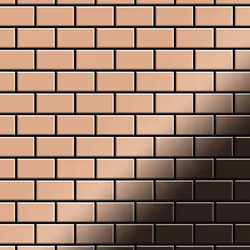Metal Mosaic Tile Copper mill copper 1.6mm House-CM