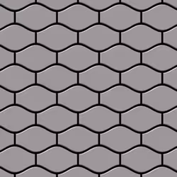 Metal Mosaic Tile Stainless Steel matt grey 1.6mm Karma-S-S-MA