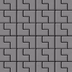 Metal Mosaic Tile Stainless Steel marine mirror grey 1.6mm Kink-S-S-MM