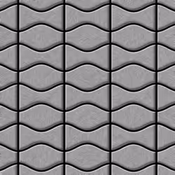 Metal Mosaic Tile Stainless Steel brushed 1.6mm Kismet & Karma-S-S-B