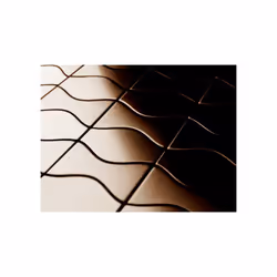 Metal Mosaic Tile Titanium Amber brushed copper 1.6mm Kismet & Karma-Ti-AB