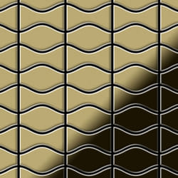 Metal Mosaic Tile Brass mill gold 1.6mm Kismet & Karma-BM