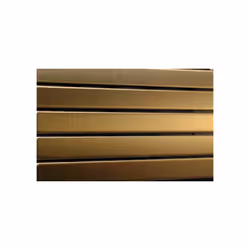 Metal Mosaic Tile Titanium Gold brushed gold 1.6mm Linear-Ti-GB