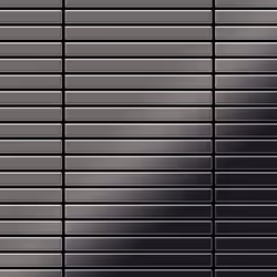 Metal Mosaic Tile Titanium Smoke mirror dark grey 1.6mm Linear-Ti-SM
