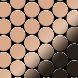 Metal Mosaic Tile Copper mill copper 1.6mm Medallion-CM