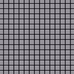 Metal Mosaic Tile Stainless Steel matt grey 1.6mm Mosaic-S-S-MA