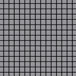 Metal Mosaic Tile Stainless Steel matt grey 1.6mm Mosaic-S-S-MA
