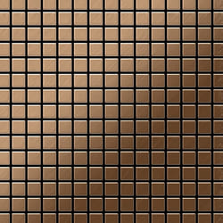 Metal Mosaic Tile Titanium Amber brushed copper 1.6mm Mosaic-Ti-AB