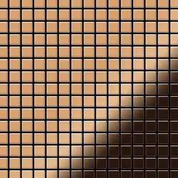 Metal Mosaic Tile Titanium Amber mirror copper 1.6mm Mosaic-Ti-AM