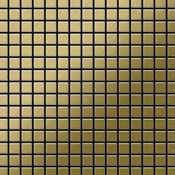 Metal Mosaic Tile Titanium Gold brushed gold 1.6mm Mosaic-Ti-GB