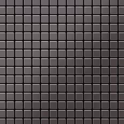Metal Mosaic Tile Titanium Smoke brushed dark grey 1.6mm Mosaic-Ti-SB