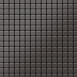 Metal Mosaic Tile Titanium Smoke brushed dark grey 1.6mm Mosaic-Ti-SB
