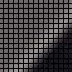 Metal Mosaic Tile Titanium Smoke mirror dark grey 1.6mm Mosaic-Ti-SM