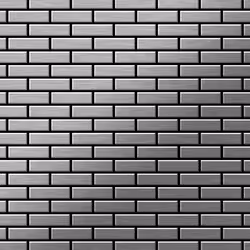 Metal Mosaic Tile Stainless Steel marine brushed grey 1.6mm PK-S-S-MB