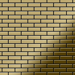 Metal Mosaic Tile Titanium Gold mirror gold 1.6mm PK-Ti-GM