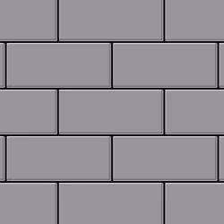 Metal Mosaic Tile Stainless Steel matt grey 1.6mm Subway-S-S-MA
