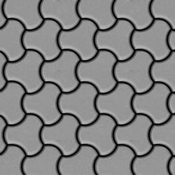 Metal Mosaic Tile Stainless Steel matt grey 1.6mm Ubiquity-S-S-MA