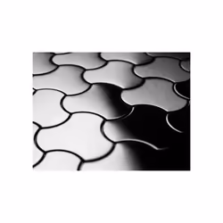 Metal Mosaic Tile Stainless Steel marine brushed grey 1.6mm Ubiquity-S-S-MB
