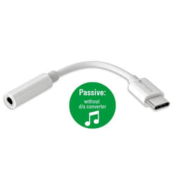 4smarts 4S468611 mobile phone cable White USB C 3.5mm