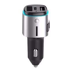 4smarts 456201 FM transmitter Cigar lighter Black, Silver - Additional view 3