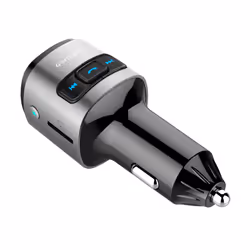 4smarts 456201 FM transmitter Cigar lighter Black, Silver - Additional view 4