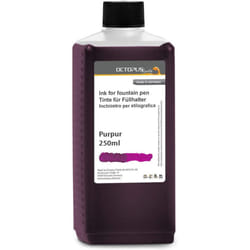 Fountain pen ink in practical refill bottle, writing ink for fountain pen, fountain pen ink, calligraphy ink in Purple 250ml