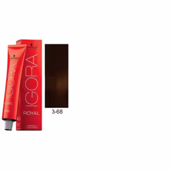 Schwarzkopf Royal Igora Dark Brown Chocolate Red - 3-68 Dark Brown Chocolate Red