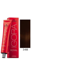Schwarzkopf Royal Igora Dark Brown Chocolate Red - 3-68 Dark Brown Chocolate Red