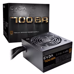 EVGA 700 BR, 700 W, 100 - 240 V, 50 - 60 Hz, 4 A, Active, 150 W