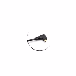 Micro HDMI Male Right Angled to HDMI Standard Plug Cable Spiral Cable 50-80 cm