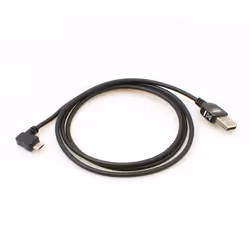 SYSTEM-S 50437821, 1 m, USB A, Micro-USB B, USB 2.0, Black