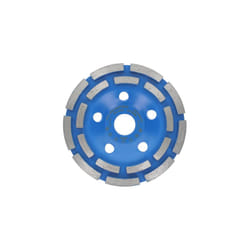 Diamond Grinding Cup Standard 125 mm 5" x 22.2 mm for Concrete, Masonry, Stone Double Row Diamond Grinding Pot 125mm