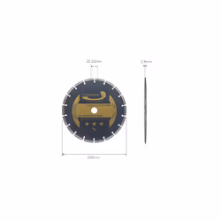 Diamond Cutting disc Universal 230mm 9inch x 22.2 mm Concrete, Stone, Brick 9 inch Diamond disc 7mm Segment