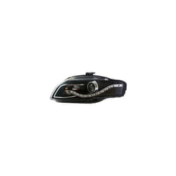 Eagle Eyes Starline LHD Projector Headlights Pair DRL Black For Audi A4 B7