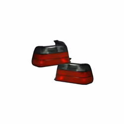 Back Rear Tail Lights Lamp Indicator Cabrio In Red-Black Pair For BMW E36 Coupe