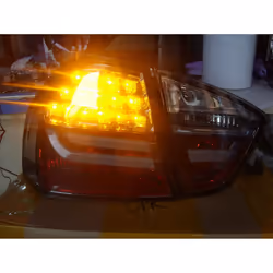 Back Rear Tail Lights For BMW E90 Saloon 05-08 Black Smoked LED Lightbar
