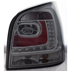 Back Rear Tail Lights Lamps Indicators Set LED Smoked For VW Polo 9N3 05-09
