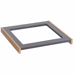 HKS Equipment compartment module for Lectern-V, Grey, Wood, 522 mm, 522 mm, 50 mm
