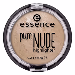 Essence 7570330001, #D3A996, 10|Be My Highlight, using a small fluffy brush, apply to the tops of the cheekbones, inner corne ...
