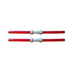 Lego Lightsaber Lot- 2 Dual Red Lightsabers with Hilts