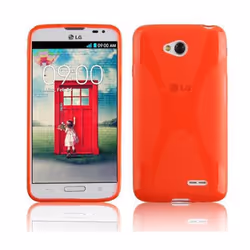 Cadorabo DE-101072, Cover, LG, L70 (1. SIM), 11.4 cm (4.5"), Red