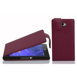 Cadorabo Case for Sony Xperia M2 / M2 Aqua case cover - PASTEL PURPLE