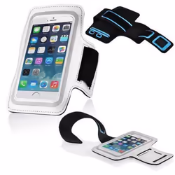 Cadorabo Smartphone-Sportarmband 3,7 â 4,5 Zoll - WHITE