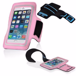 Cadorabo Smartphone-Sportarmband 4,5 â 5 Zoll - PINK