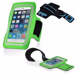 Cadorabo Smartphone-Sportarmband 4,5 â 5 Zoll - GREEN