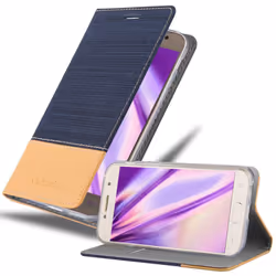 Cadorabo Case for Samsung Galaxy A3 2017 case cover - DARK BLUE BROWN