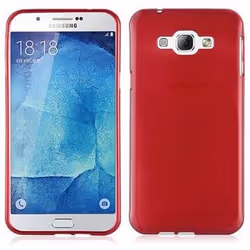 Cadorabo DE-104691, Cover, Samsung, Galaxy A8 2015, 14.5 cm (5.7"), Red